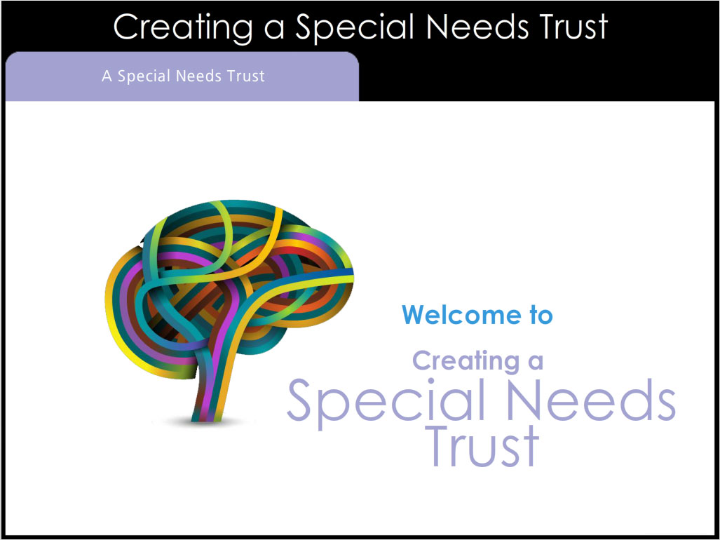 Creating a Special Needs Trust