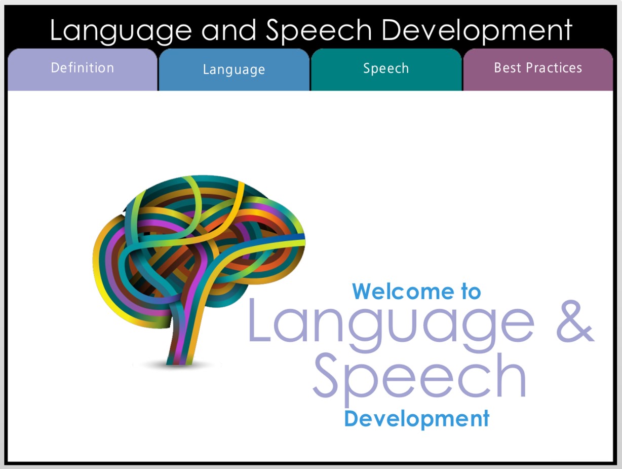 Language and Speech Development