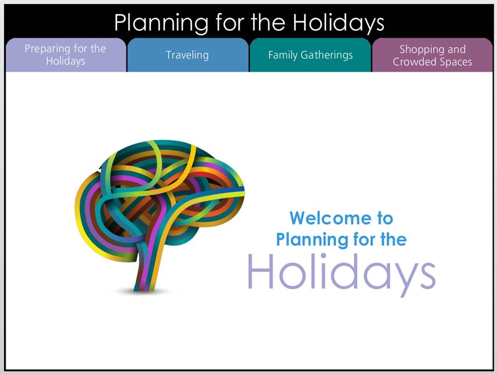 Planning for the Holidays